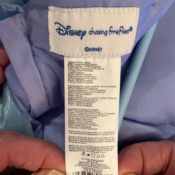 Disney Cinderella Chasing Fireflies girl’s dress in excellent condition. - Picture 3 of 6